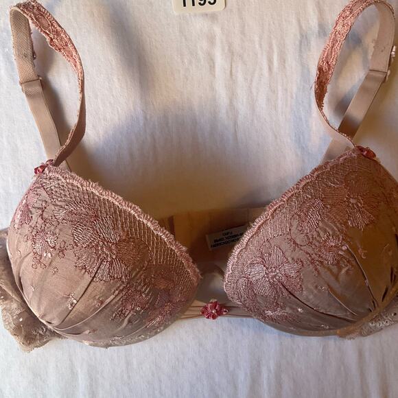 Duzani Women’s Wired Embroidered Bra size 34C, Nude Pink - Picture 3 of 8